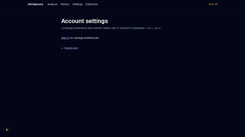 VeritasLens – screenshot 7