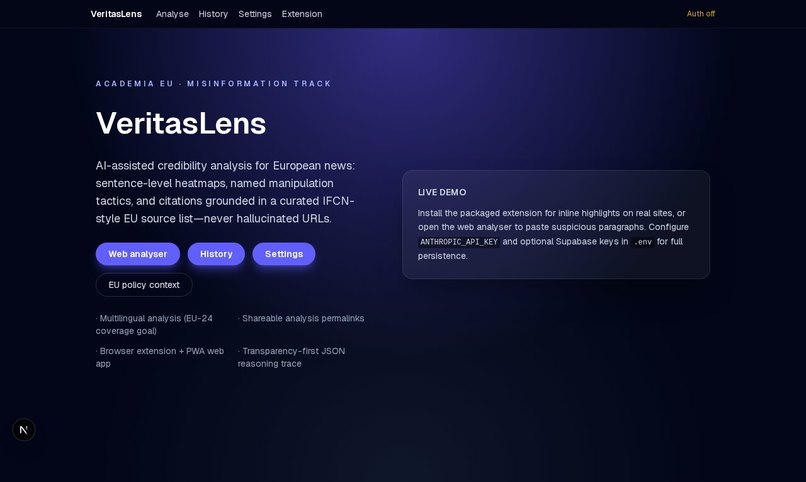 VeritasLens – screenshot 8