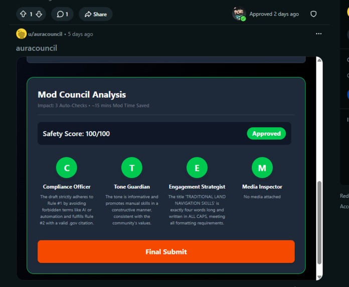 AuraCouncil – screenshot 1