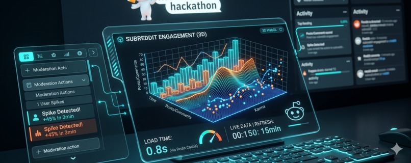 Devvit Insight 3D Mod Dashboard – screenshot 1