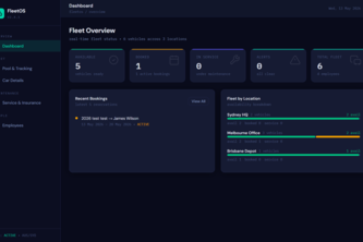 Vehicle Fleet App