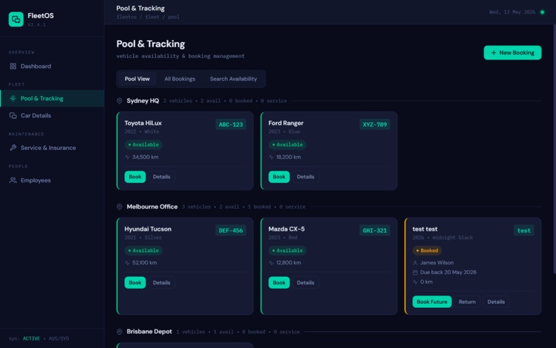 Vehicle Fleet App – screenshot 3