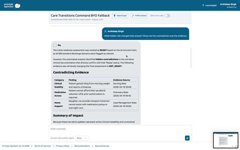 Care Transitions Command – screenshot 2