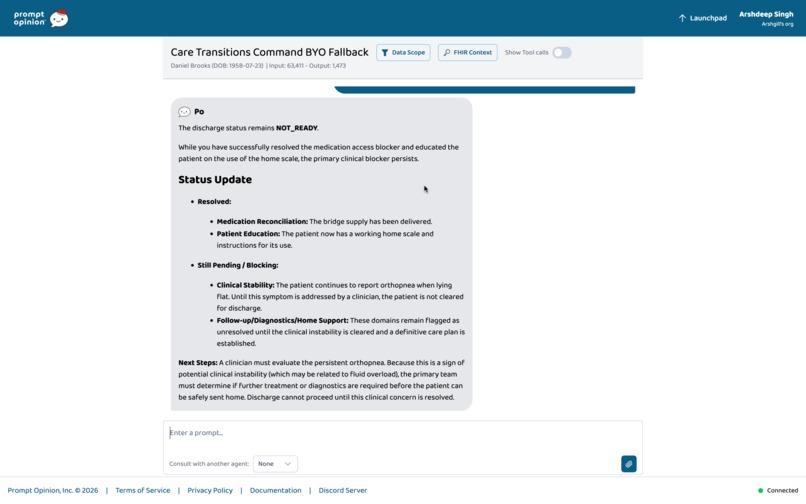 Care Transitions Command – screenshot 3