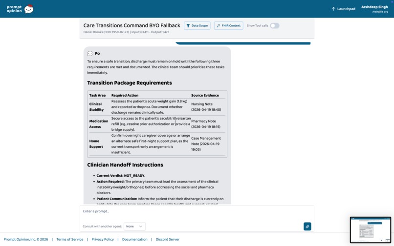 Care Transitions Command – screenshot 4