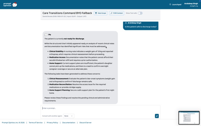 Care Transitions Command – screenshot 5