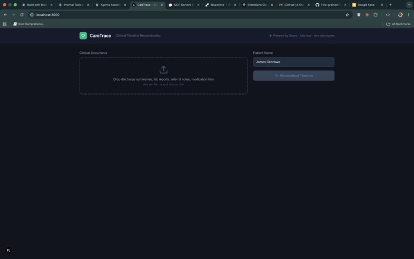 CareTrace – screenshot 1