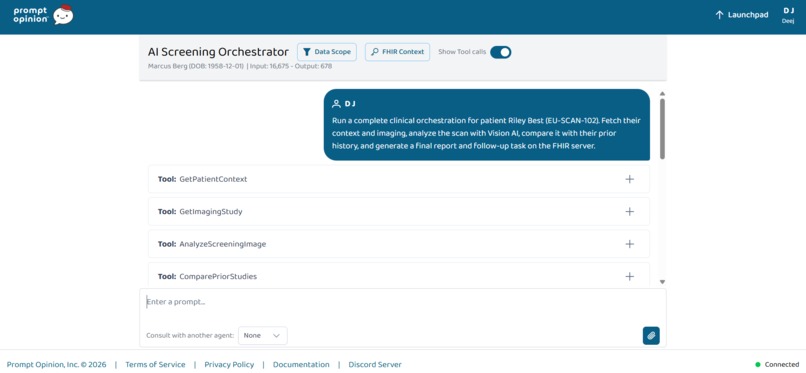 AI Screening Orchestrator: The Clinical Command Center – screenshot 2