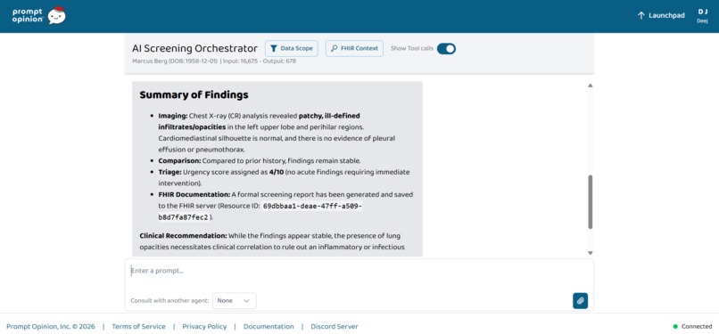 AI Screening Orchestrator: The Clinical Command Center – screenshot 4