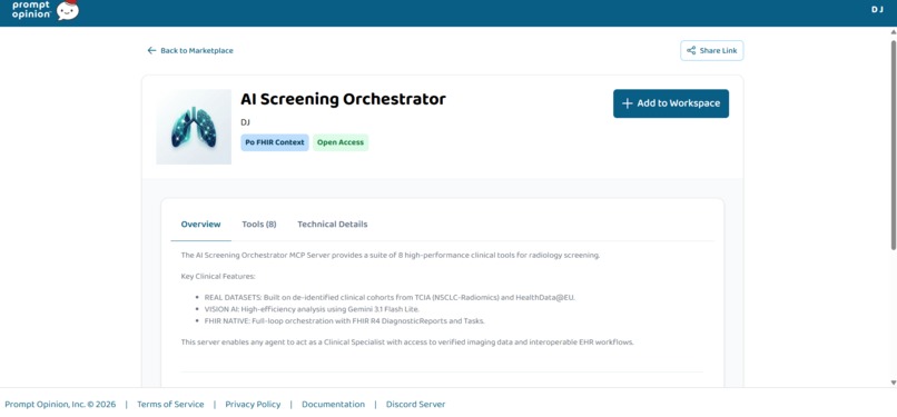 AI Screening Orchestrator: The Clinical Command Center – screenshot 5