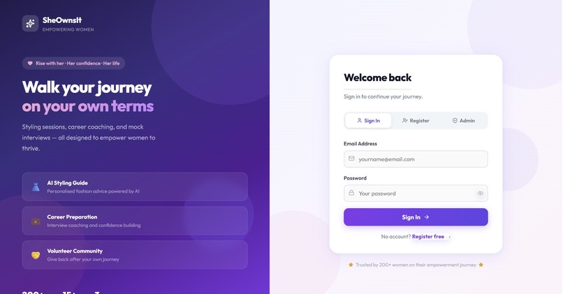 SheOwnesIt – screenshot 1
