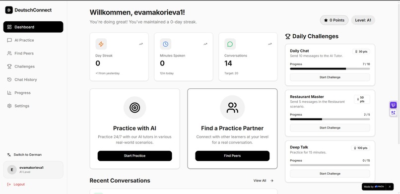 DeutschConnect – screenshot 1