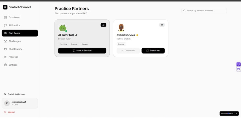 DeutschConnect – screenshot 4