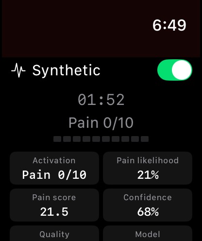 PainWatch Standard – screenshot 2