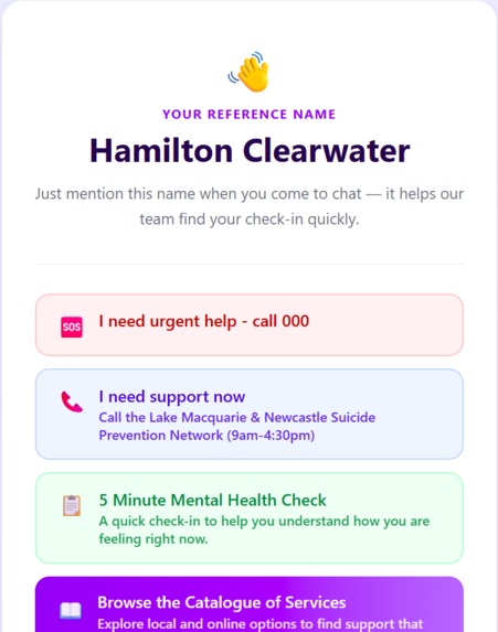 Lake Macquarie and Newcastle Suicide Prevention Network Refs – screenshot 3
