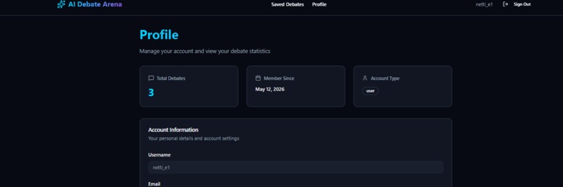 AI Debate Arena – screenshot 1