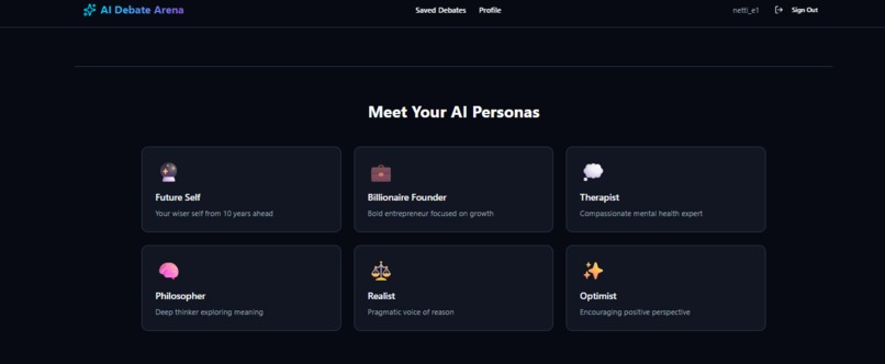 AI Debate Arena – screenshot 2