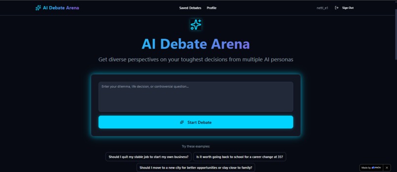 AI Debate Arena – screenshot 3