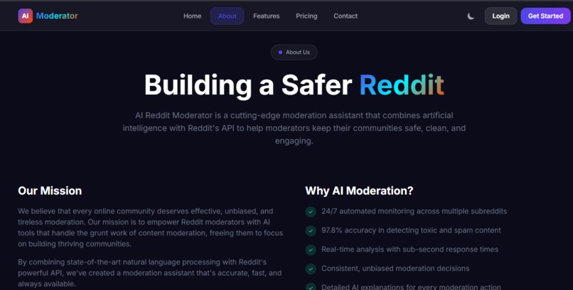 AI-powered moderator assistance – screenshot 2