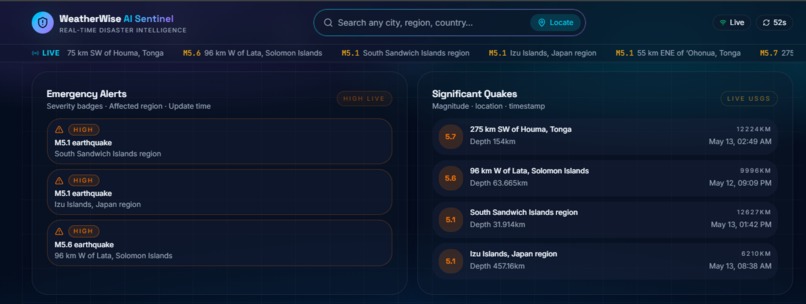 WeatherWise AI Sentinel – screenshot 5