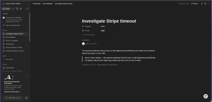 TicketForge – screenshot 2