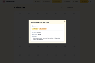 MoodMap-Smart Mood Tracker
