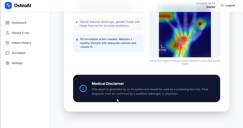 OsteoAI: AI-Based Osteoporosis Risk Detection – screenshot 7