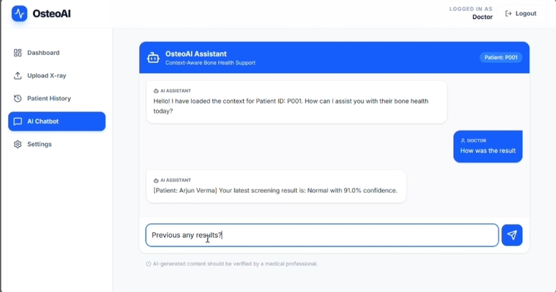 OsteoAI: AI-Based Osteoporosis Risk Detection – screenshot 9