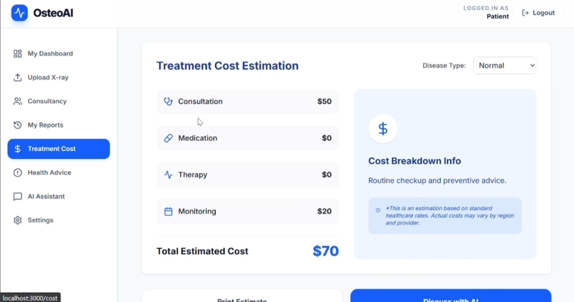 OsteoAI: AI-Based Osteoporosis Risk Detection – screenshot 17