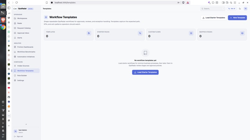 OpsRadar – screenshot 1