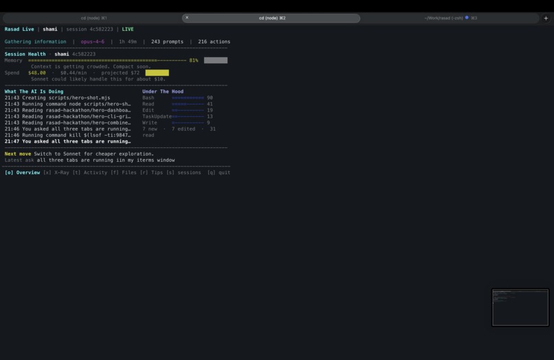 Rasad (رصد) — AI Observatory for Developers – screenshot 2