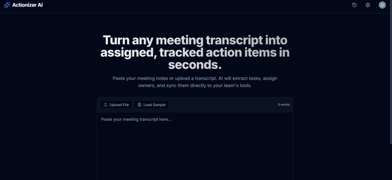 Actionizer AI – screenshot 1