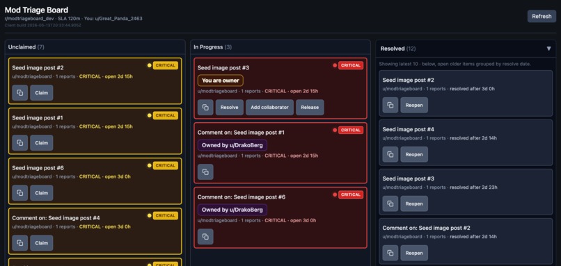 Mod Triage Board – screenshot 3