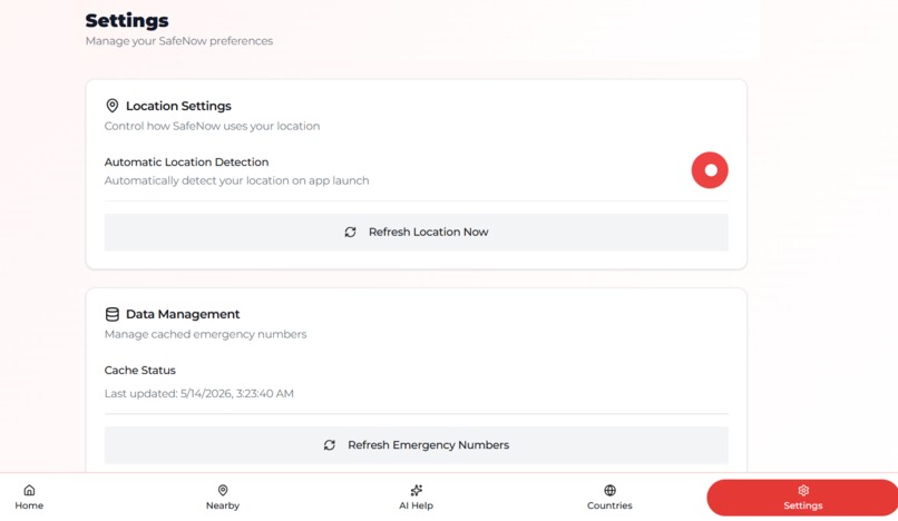 SafeNow – screenshot 3