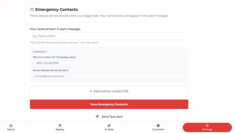 SafeNow – screenshot 5