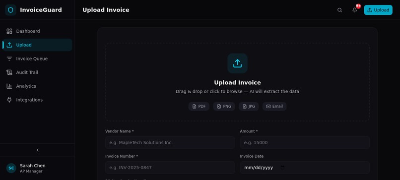 InvoiceGuard: Intelligent Invoice Verification – screenshot 2