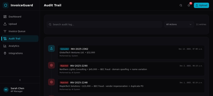 InvoiceGuard: Intelligent Invoice Verification – screenshot 4