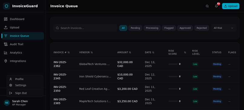 InvoiceGuard: Intelligent Invoice Verification – screenshot 9