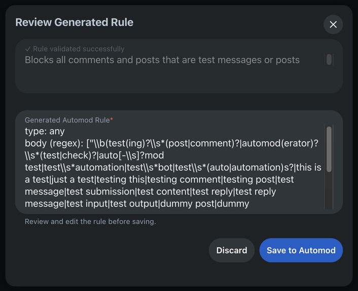 Automod 4 Me – screenshot 5