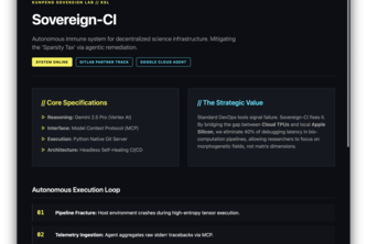 Sovereign CI: Autonomous DevOps Self-Healing Agent
