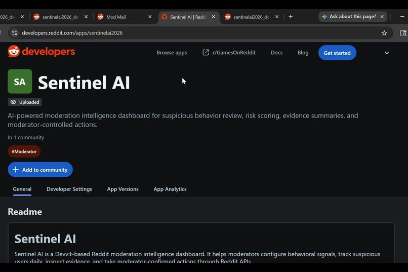 Sentinel AI – screenshot 1