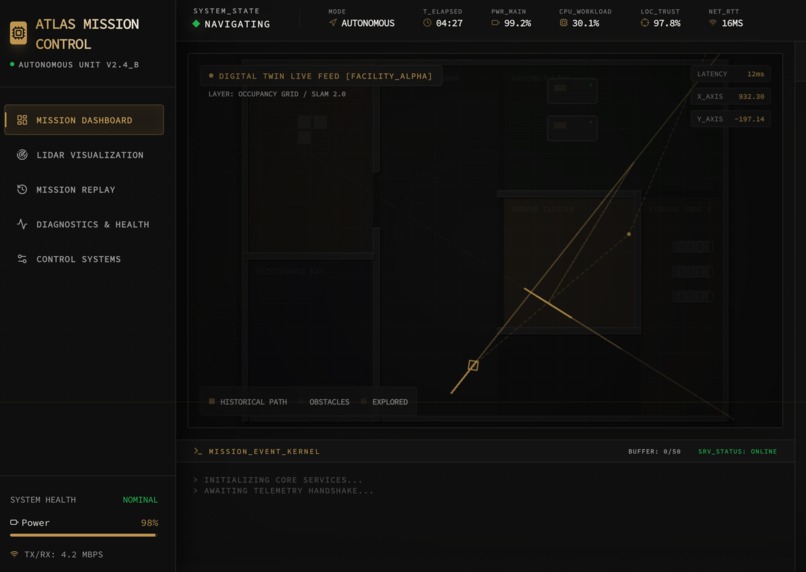 Atlas Mission Control – screenshot 1
