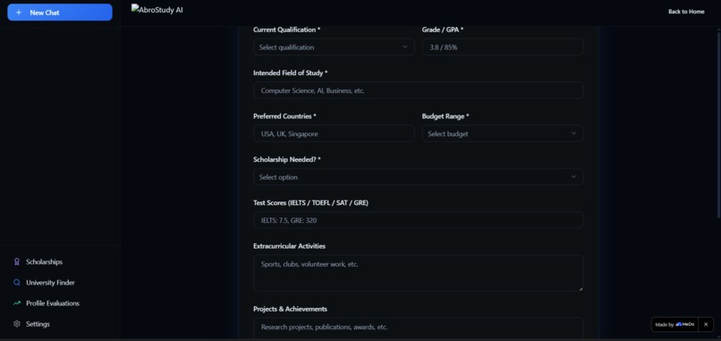 AbroStudy AI – screenshot 4