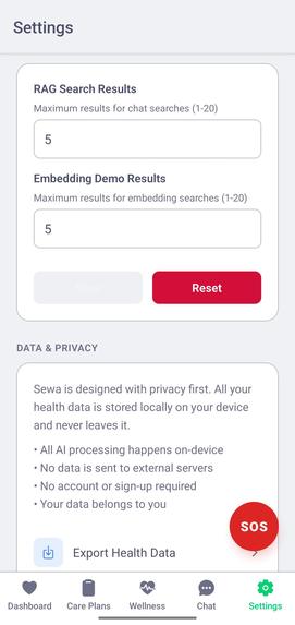 Sewa (सेवा) — Offline AI Health Companion – screenshot 13