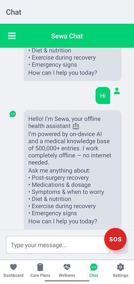 Sewa (सेवा) — Offline AI Health Companion – screenshot 12