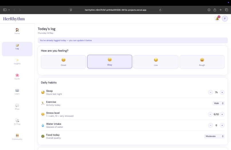 HerRhythm – screenshot 4