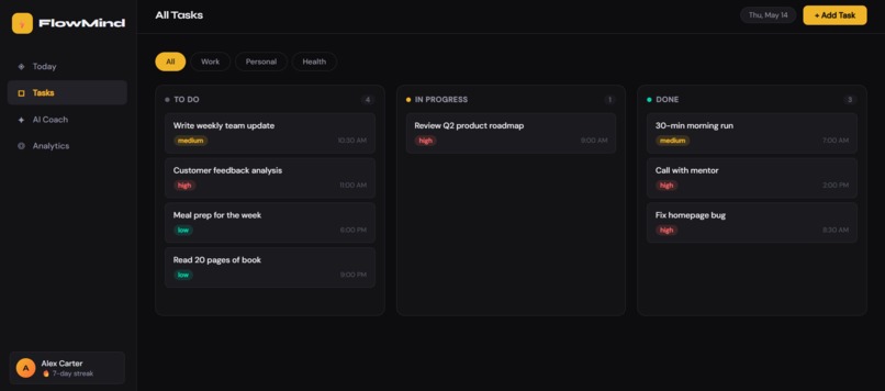 FlowMind – screenshot 1