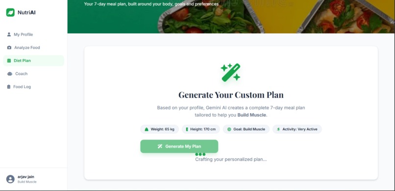 NutriAI – screenshot 2