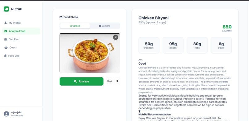 NutriAI – screenshot 3