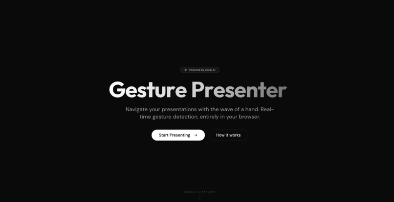 Gesture Presenter System – screenshot 1